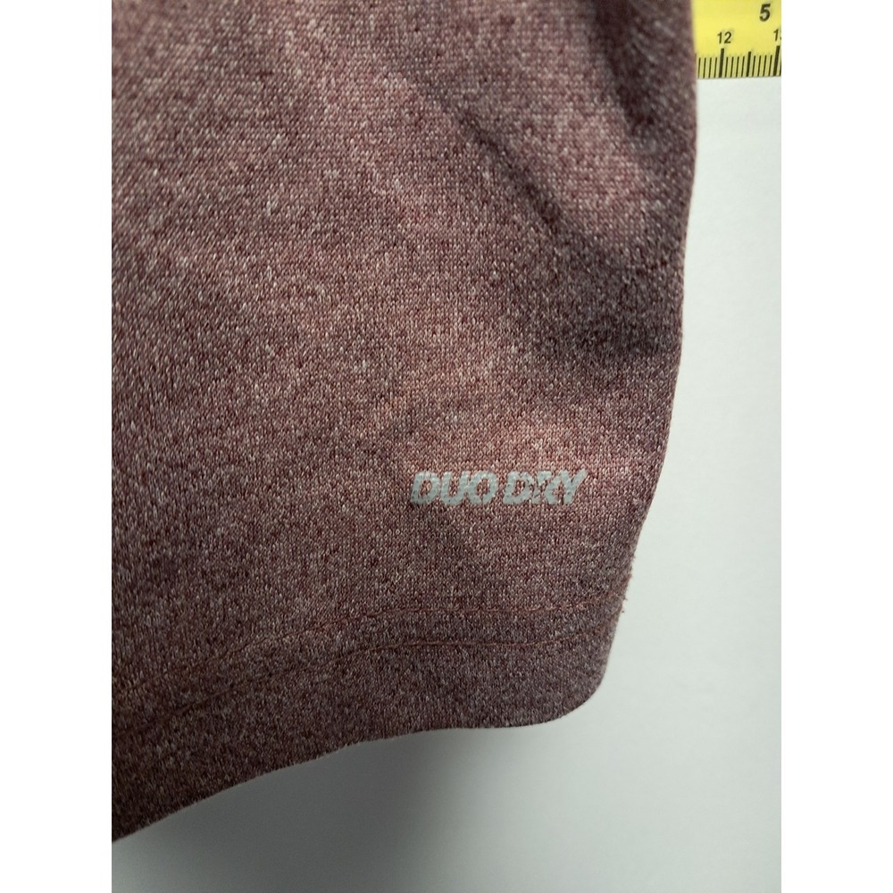 Mens Champion Duo Dry Heathered‎ Maroon Polo-size XL - Picture 3 of 5